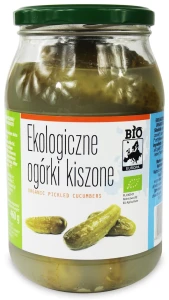 Ogórki Kiszone Bio 820 g (460 g) - Bio Planet