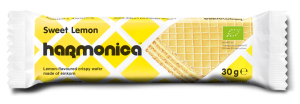 WAFELEK Z SAMOPSZY Z KREMEM MLECZNO - CYTRYNOWYM BIO 30 g - HARMONICA