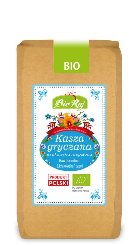 KASZA GRYCZANA KRAKOWSKA NIEPALONA BIO (POLSKA) 500 g - BIO RAJ