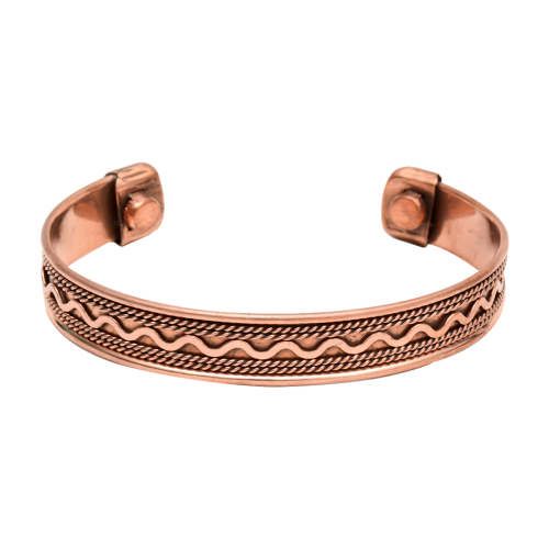 BRANSOLETKA MIEDZIANA 0206 - SATTVA (WELLNESS)