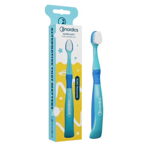 SZCZOTECZKA DO ZĘBÓW DLA DZIECI 9240 SUPER MIĘKKA NIEBIESKA SYRENKA - NORDICS
