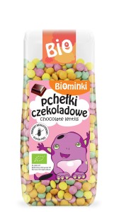 PCHEŁKI CZEKOLADOWE BEZGLUTENOWE BIO 100 g - BIOMINKI