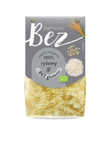 MAKARON BEZGLUTENOWY RYŻOWY ŚWIDERKI BIO 250 g - BARTOLINI