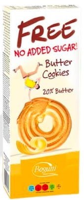 CIASTECZKA MAŚLANE BEZ DODATKU CUKRU 135 g - BOGUTTI