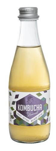 KOMBUCHA O SMAKU KWIATÓW CZARNEGO BZU (FRESH START BLACK LILAC) BIO 330 ml - KOMBUCHA BY LAURENT.