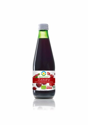 SOK Z ŻURAWINY NFC BEZGLUTENOWY BIO 300 ml - BIO FOOD