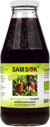 SOK Z ŻURAWINY WIELKOOWOCOWEJ NFC BIO 500 ml - VIANDS (SAM SOK)