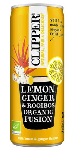 NAPÓJ OWOCOWY Z ROOIBOS O SMAKU IMBIR - CYTRYNA BIO 250 ml - CLIPPER