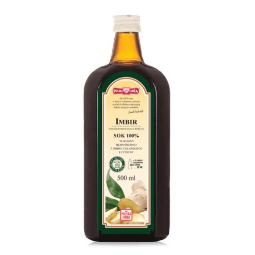 SOK Z IMBIRU 500 ml - POLSKA RÓŻA
