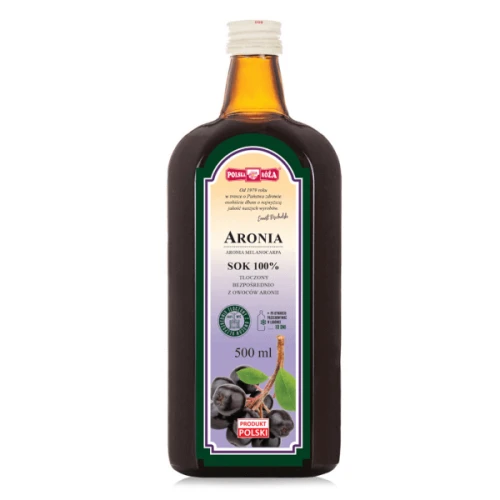 SOK Z ARONII 500 ml - POLSKA RÓŻA