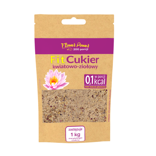 FIT CUKIER KWIATOWO-ZIOŁOWY 100 g - FLOWER POWER