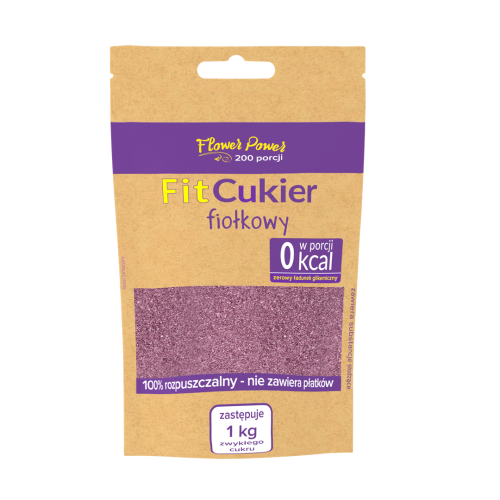FIT CUKIER FIOŁKOWY 100 g - FLOWER POWER