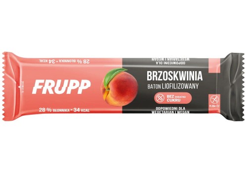 BATON BRZOSKWINIOWY FRUPP BEZGLUTENOWY 10 g - CELIKO