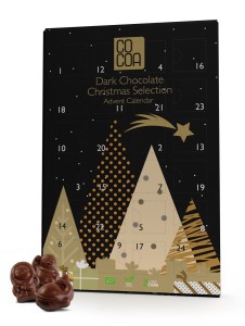 Kalendarz Adwentowy z Czekolady Ciemnej 70 % Bio 180 g - Cocoa (Produkt Sezonowy)