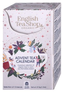 Kalendarz Adwentowy Zestaw Herbatek Biały (25 X 2 g) Bio 37,5 g - English Tea Shop