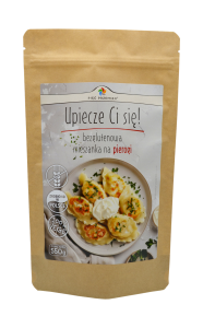 MIESZANKA NA PIEROGI BEZGLUTENOWE 550 g - PIĘĆ PRZEMIAN
