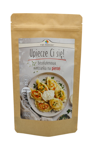 MIESZANAKA NA PIEROGI BEZGLUTENOWE 550 g - PIĘĆ PRZEMIAN