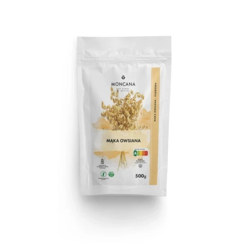 MĄKA OWSIANA BEZGLUTENOWA 500g - MONCANA