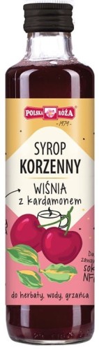 SYROP KORZENNY WIŚNIA Z KARDAMONEM 250 ml - POLSKA RÓŻA