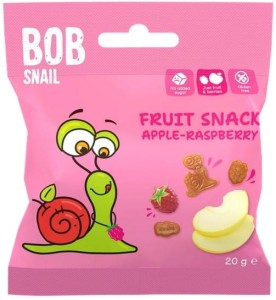 PRZEKĄSKA JABŁKO-MALINA 20g - BOB SNAIL
