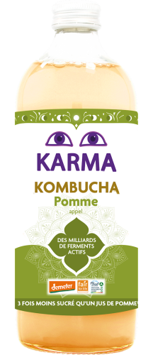 KOMBUCHA Z JABŁKIEM FAIR FOR LIFE DEMETER BIO 1 L - KARMA KOMBUCHA