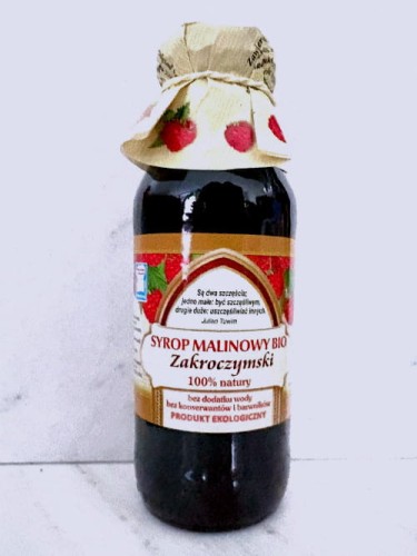 SYROP MALINOWY ZAKROCZYMSKI BIO 300ml - EKO FRUIT
