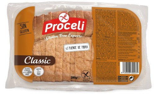 CHLEB KANAPKOWY BEZGLUTENOWY 280 g - PROCELI