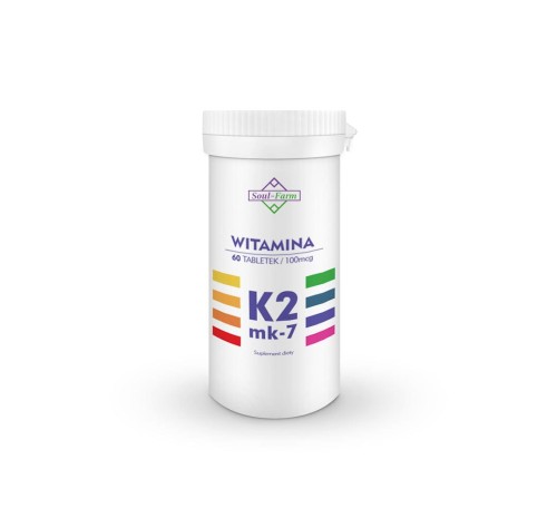 WITAMINA K2 MK7 (100 µg) 60 KAPSUŁEK - SOUL FARM