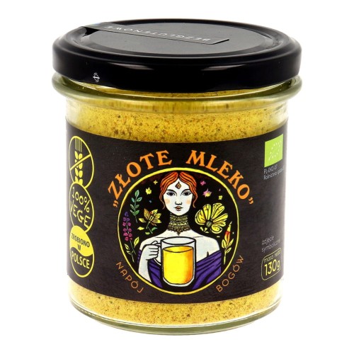 NAPÓJ ZŁOTE MLEKO W PROSZKU BEZGLUTENOWE 130 g - PIĘĆ PRZEMIAN