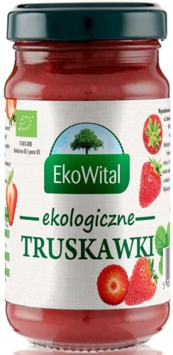 MUS TRUSKAWKOWY BEZ DODATKU CUKRU BIO 250 g - EKO WITAL