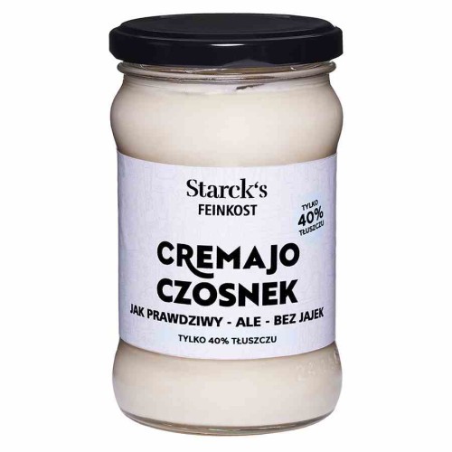 MAJONEZ WEGAŃSKI CREMAJO CZOSNKOWY 270g - STARCK`S