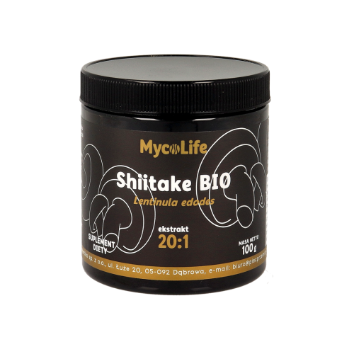 SHITAKE BEZGLUTENOWE BIO 100 g - MYCOLIFE