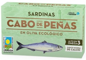 SARDYNKI W OLIWIE Z OLIWEK BIO 120 g - CABO DE PENAS