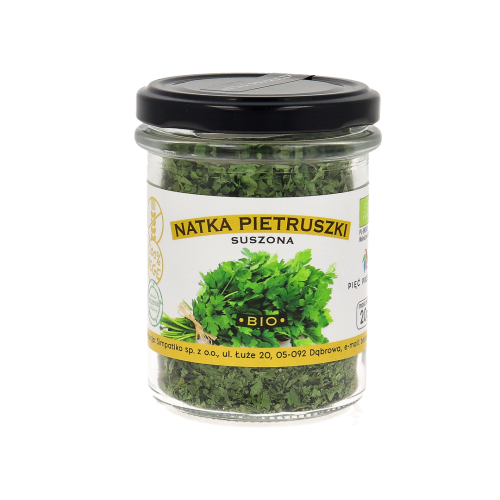 NATKA PIETRUSZKI SUSZONA BEZGLUTENOWA BIO 20 g - PIĘĆ PRZEMIAN