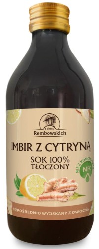 SOK Z IMBIRU Z CYTRYNĄ NFC 250 ml - REMBOWSCY