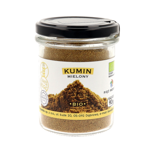 KUMIN MIELONY BEZGLUTENOWY  BIO 90 g - PIĘĆ PRZEMIAN