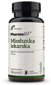 MIODUNKA LEKARSKA EKSTRAKT (450 mg) BEZGLUTENOWY 90 KAPSUŁEK - PHARMOVIT (CLASSIC)