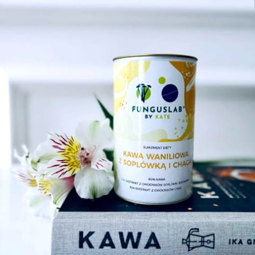 KAWA WANILIOWA Z SOPLÓWKA I CHAGĄ 100g - FUNGUSLAB