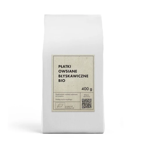 PŁATKI OWSIANE BŁYSKAWICZNE BIO 400 g - THE PLANET