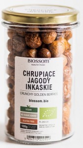 Jagody Inkaskie Liofilizowane Chrupiące Bezglutenowe Bio 100 g - Biossom