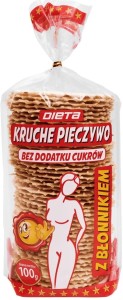 PIECZYWO CHRUPKIE Z BŁONNIKIEM 100g - DIETA