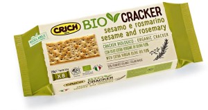 KRAKERSY Z SEZAMEM I ROZMARYNEM BIO 250 g - CRICH