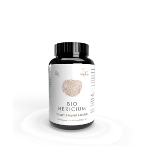 Grzyby Hericium (Soplówka Jeżowata) Bio 100 Kapsułek (620 mg) - Pilze Wohlrab