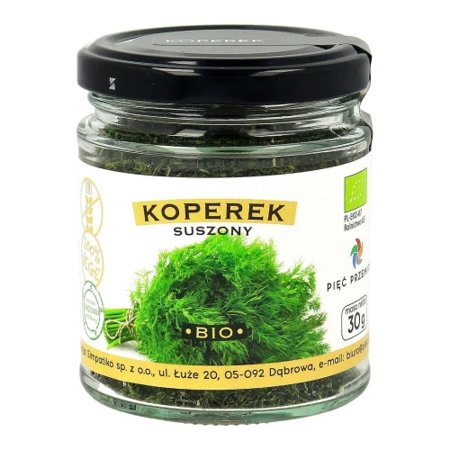 KOPEREK SUSZONY BEZGLUTENOWY BIO 30 g - PIĘĆ PRZEMIAN