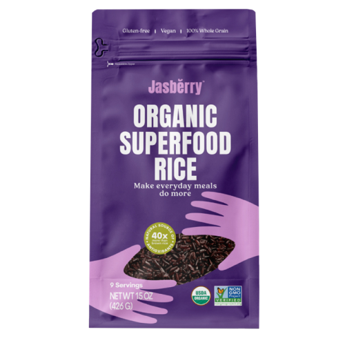 RYŻ EXPRESS JASBERRY RAZOWY BEZGLUTENOWY BIO 200 g - JASBERRY RICE (CALORIE WATCHERS)