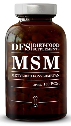 MSM SIARKA ORGANICZNA (750 mg) 150 TABLETEK - DIET-FOOD