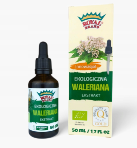 EKSTRAKT Z WALERIANY W KROPLACH BIO 50 ml - ROYAL BRAND