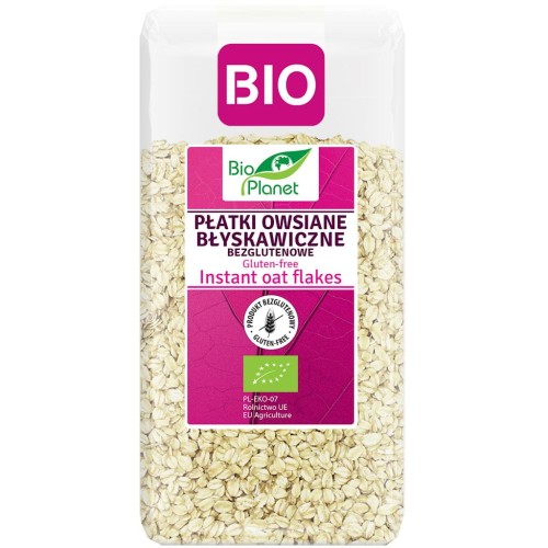 PŁATKI OWSIANE BŁYSKAWICZNE BEZGLUTENOWE BIO 300 g - BIO PLANET