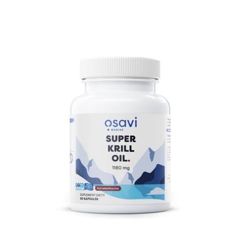 KRYL OMEGA-3 BEZGLUTENOWY 60 KAPSUŁEK - OSAVI