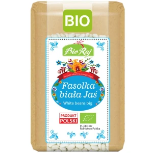 Fasolka Biała Jaś Bio (polska) 400 g - Bio Raj